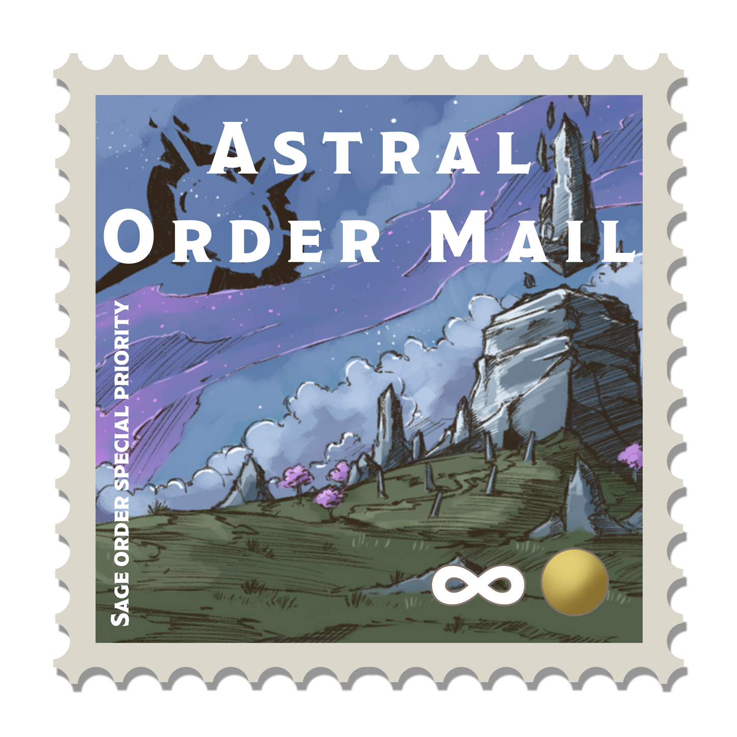Astral Order Stamp Sticker
