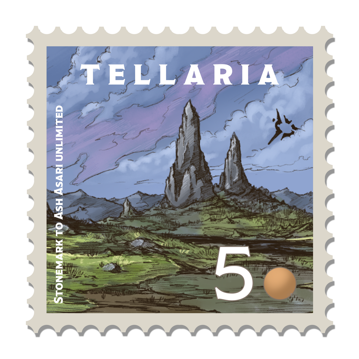 Tellaria Stamp Sticker