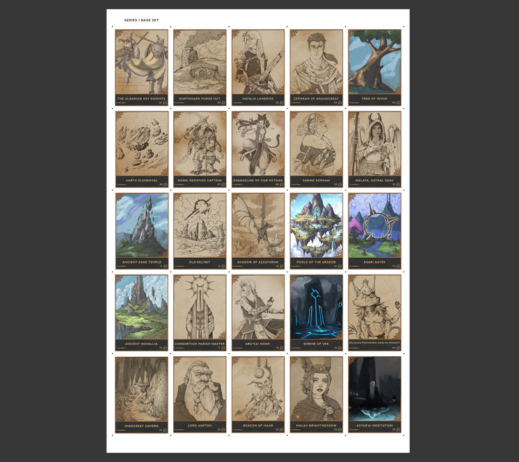 PRE-ORDER Eldara Fine Art Print Series 1 Uncut Sheet Limited to 10