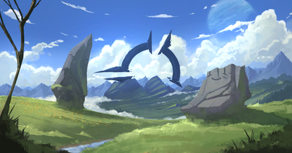 Pre Order Limited First Edition to 10 Fine Art Giclee Print - Eldar'ai Ruins of Novalia